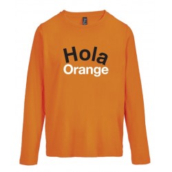 SUDADERA UNISEX NARANJA FRQ